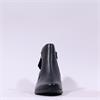 Remonte Block Heel Twin Zip Ankle Boot - Black Leather